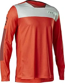 Fox Racing Defend Moth Trikot langarm flo red (Herren)