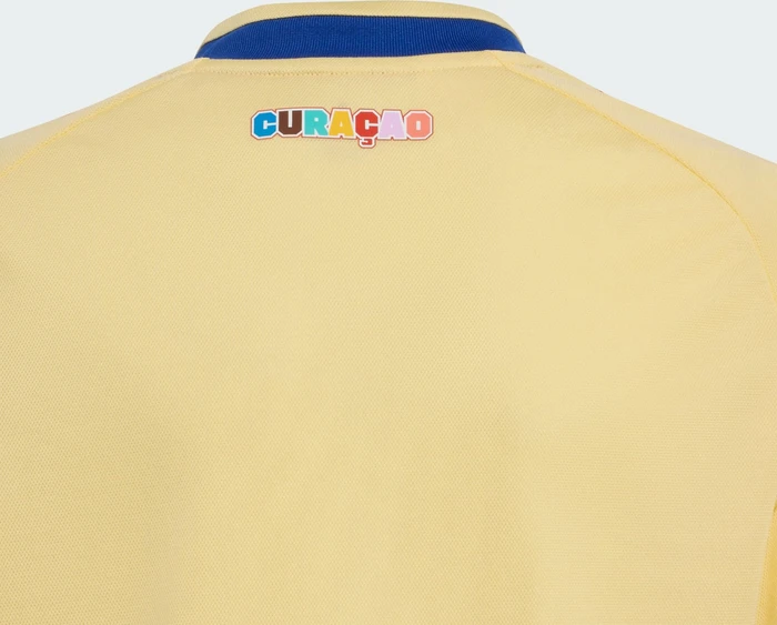 adidas FIFA WM 2026 Curacao Auswärtstrikot kurzarm almost yellow (Junior)