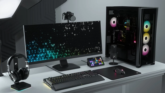 Corsair iCue 7000X RGB, schwarz, Glasfenster