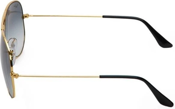 Ray-Ban RB3025 Aviator Gradient 58mm gold/hellblau Verlauf