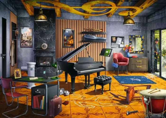 Ravensburger Puzzle X Crime Der Tod spielt Beethoven