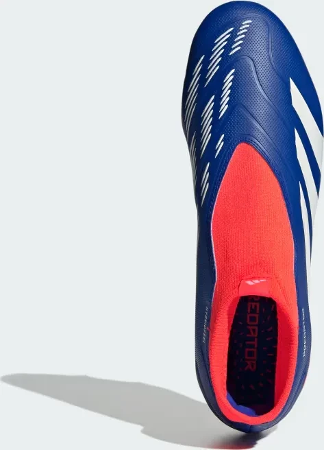 adidas Predator League Laceless FG lucid blue/cloud white/solar red