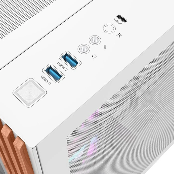Thermaltake View 380 WS ARGB Snow, weiß, Glasfenster
