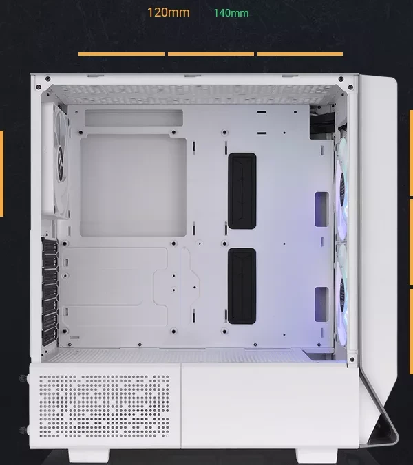 Thermaltake Ceres 300 TG ARGB Snow Edition, weiß, Glasfenster