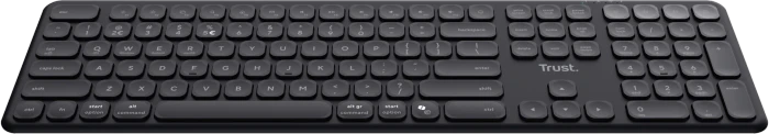 Trust Vaiya Multi-Device Wireless Keyboard, schwarz, USB/Bluetooth, DE
