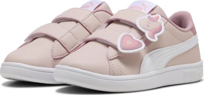 Puma Smash 3.0 Badges mauve mist/puma white (Junior)