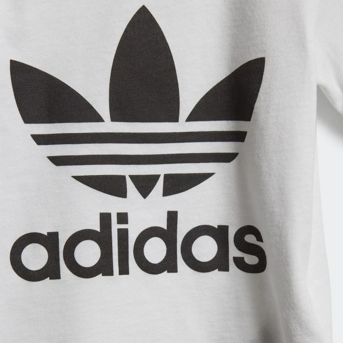 adidas Trefoil T-Shirt kurzarm weiß/schwarz (Junior)