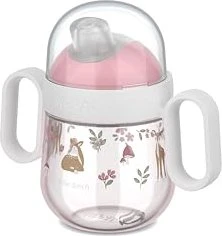 Mepal Little Dutch Mio Antitropf Trinklernbecher, 200ml, fairy garden