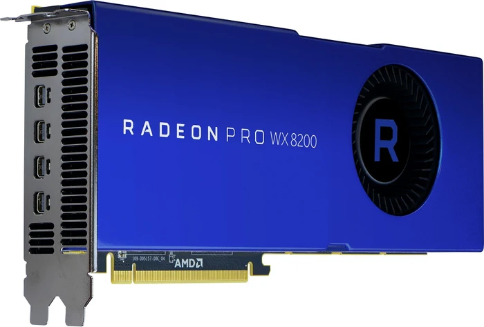 AMD Radeon PRO WX 8200, 8GB HBM2, 4x mDP