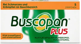 Pharma Gerke Buscopan Plus Zäpfchen, 5 Stück