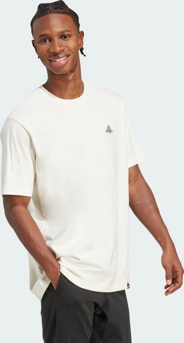 adidas Mini Pizza Graphic T-Shirt kurzarm off white (Herren)