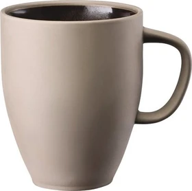 Rosenthal Junto Bronze Steinzeug Becher mit Henkel 380ml