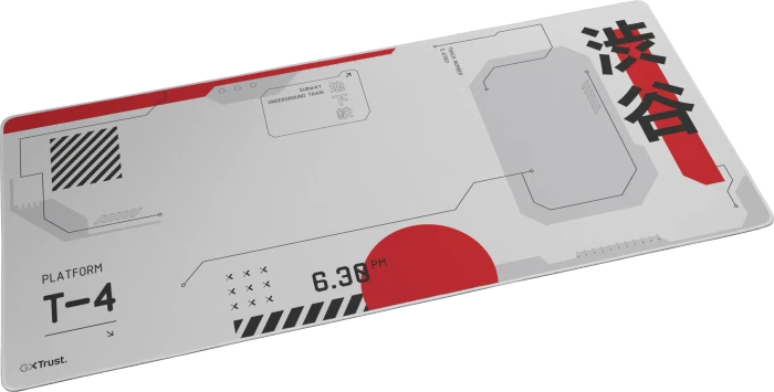 Trust Gaming GXT 759 XXL Gaming-Mauspad, 900x400mm, Japan White