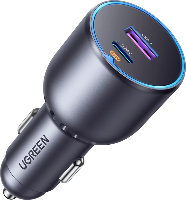Ugreen 2-Port Car Charger 63W grau