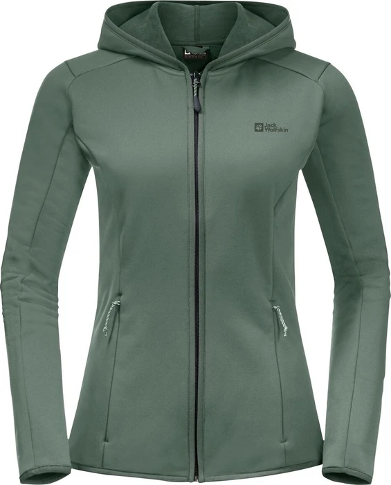 Jack Wolfskin Baiselberg Hoody FZ Jacke picnic green (Damen)