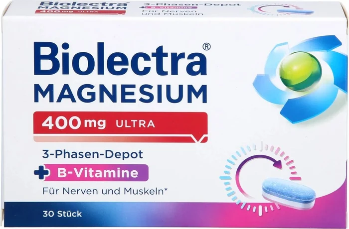 Biolectra Magnesium 400mg ultra Tabletten, 30 Stück