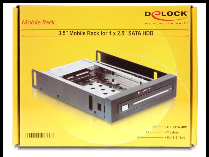 DeLOCK 3.5" Wechselrahmen auf 2.5" SATA