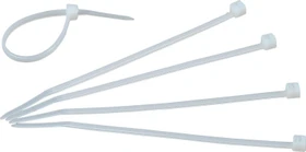 Kopp Kabelbinder, 2.5mm, 100mm, farblos, 50er-Pack