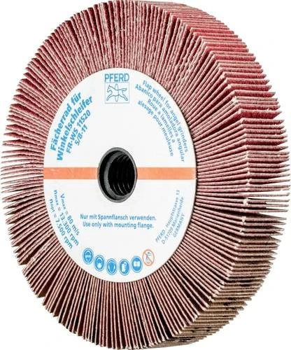 Pferd FR WS 11520 5/8-11 CO-COOL 120 Lamellenschleifwalze K120, 115x20mm, 2 Stück