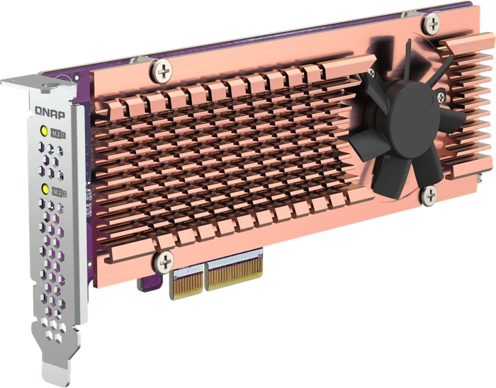 QNAP QM2 Expansion Card, 2x M.2 PCIe, PCIe 3.0 x4