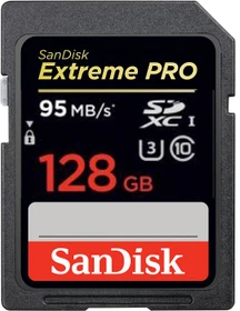SanDisk Extreme PRO R95/W90 128GB, UHS-I U3, Class 10