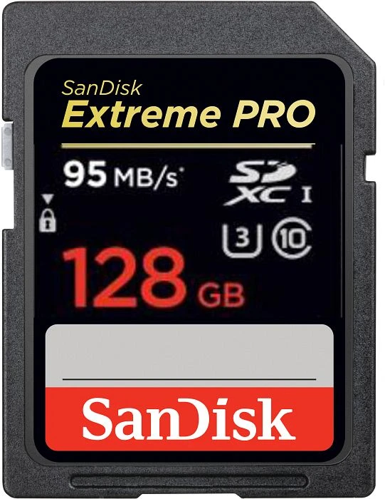 SanDisk Extreme PRO, SD UHS-I U1/U3, Rev-PA