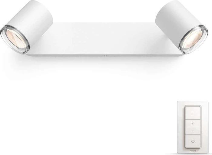 Philips Hue White Ambiance Adore Spot 2-flammig weiß