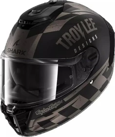 Shark Spartan RS Raceshop Troy Lee matt schwarz/grau