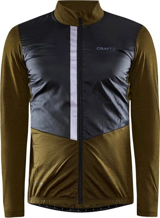 Craft Adv Bike SubZ Wool Trikot langarm botanic/black (Herren)