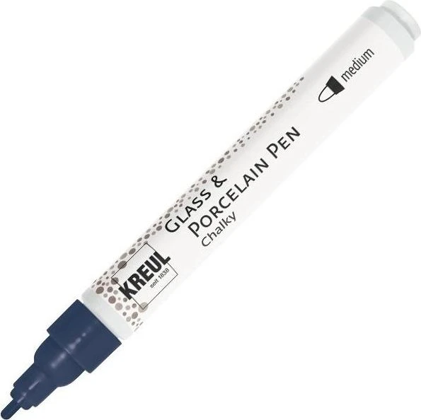 Kreul Glass & Porcelain Pen Chalky navy blue (16573)