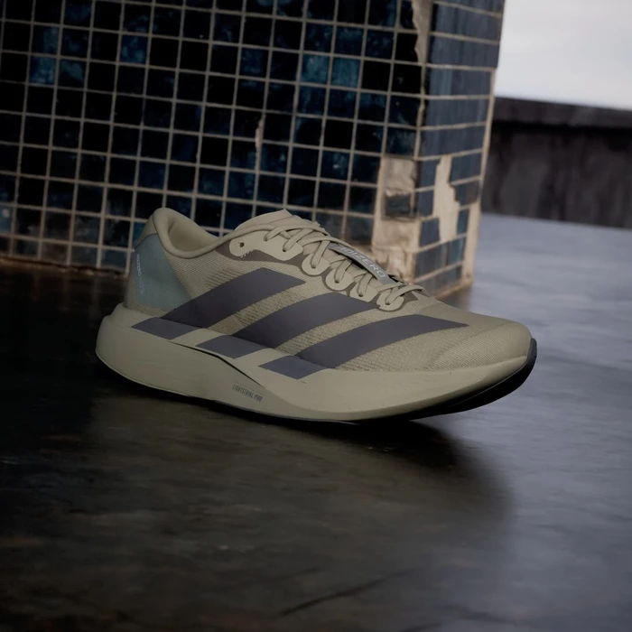 adidas Adizero Evo SL silver pebble/carbon/iron metallic (Herren)