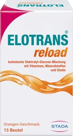Stada Elotrans Reload Orangen-Geschmack Elektrolyt-Pulver Beutel,    15 Stück