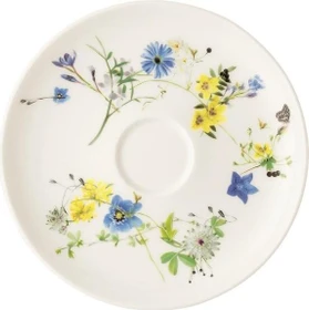 Rosenthal Brillance Bone China Fleurs des Alpes Kaffee-Untertasse/Coup
