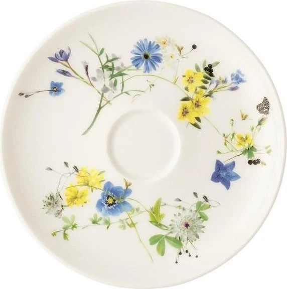Rosenthal Brillance Bone China Fleurs des Alpes Kaffee-Untertasse/Coup