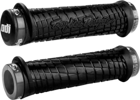 ODI Troy Lee Designs Signature Series Lock-On 130mm Griffe schwarz/graphit