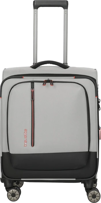 Travelite Crosslite 4-Rad Trolley S erweiterbar natur