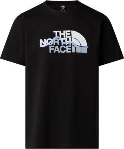The North Face Mountain Line T-Shirt kurzarm tnf black (Herren)