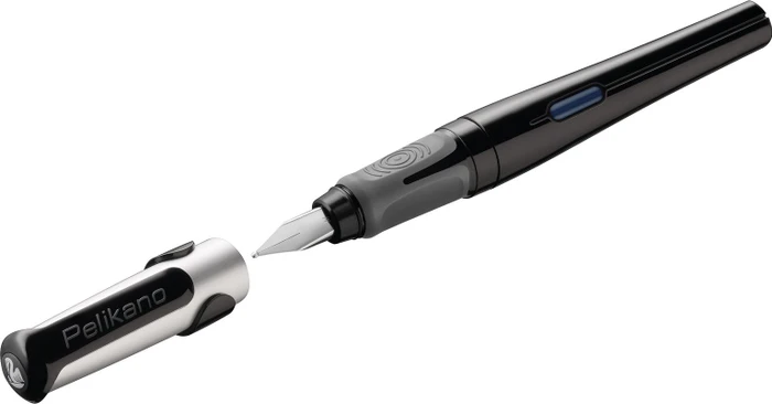 Pelikan Pelikano schwarz, rechte Hand, mittel, Blister