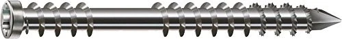 Spax Edelstahl rostfrei A2 T-STAR plus T25 Terrassenschraube, 5x70mm, 100 Stück