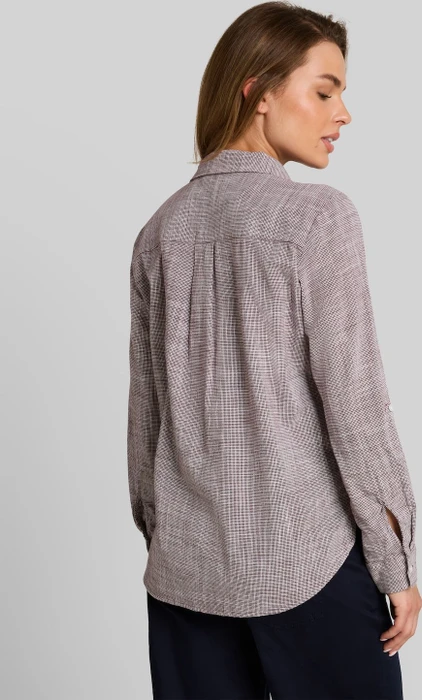 Tom Tailor Brusttaschen Hemd langarm rot (Damen)