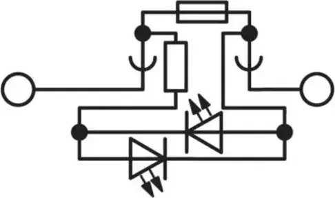 Phoenix Contact PTC 4-HESILED 24 (5X20) - Sicherungsreihenklemme