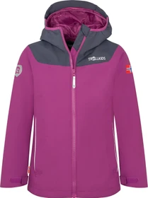 Trollkids Girls Bergen Funktionsjacke fresh berry/graphite (Junior)