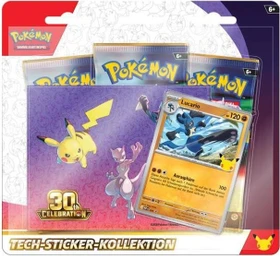 Pokémon - 30 Jahre Tech Sticker Kollektion (verschiedene Ausführungen)