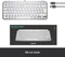 Logitech MX Keys Mini, LEDs weiß, Logi Bolt, Pale Gray, weiß/grau, USB/Bluetooth, ES Vorschaubild