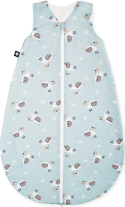 Julius Zöllner Jersey Sommer-Schlafsack Schnecke Gr.50/56, 0.5TOG, 0-2M