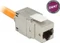 DeLOCK Keystone Modul RJ-45 Buchse via Verlegekabel Cat8 Vorschaubild