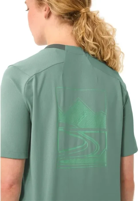 Vaude Loamer Mountainbike Funktionsshirt kurzarm dusty fern uni (Damen)