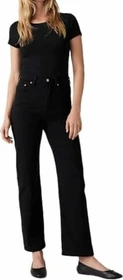 Levi's Ribcage Straight Ankle Jeans black sprout (Damen)
