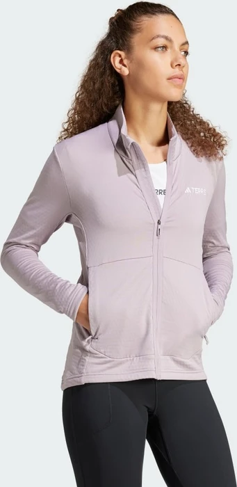 adidas Terrex Multi Light Fleece Jacke preloved fig (Damen)