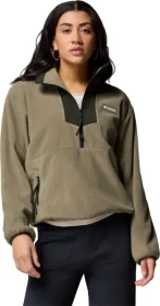Columbia Sequoia Grove Half Zip Fleece Pullover stone green/greenscape/collegiate navy (Damen)